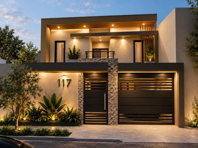 Vivienda residencial moderna diseñada y construida por Green Haus